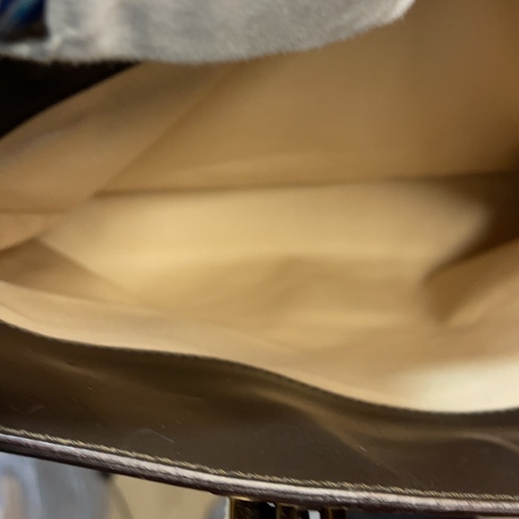 Celine Macadam Brown Tote Bag in Canvas with Gold hardware - Picture 10 of 12